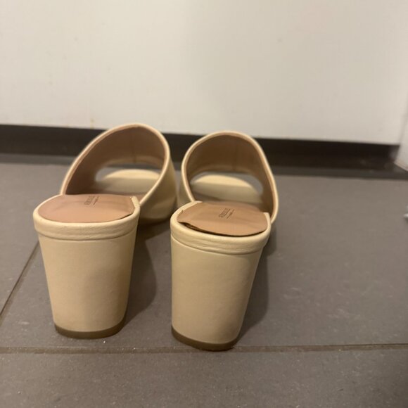 Aerosoles Entree Slide Sandal In Off-White Size 9 - Picture 2 of 6